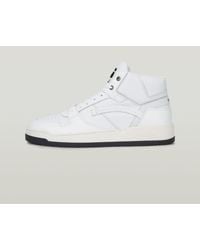 G-Star - Grid Mid Lea Sneakers - Lyst