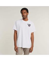 G-Star RAW - Engine Back Graphic Loose T-Shirt - Lyst