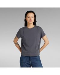 G-Star RAW - Pintucked Tapered Top - Lyst