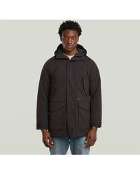 G-Star - Multipocket Padded Parka - Lyst