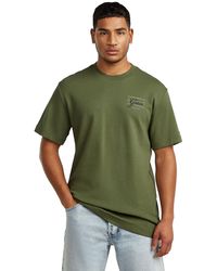 G-Star - Script Graphic T-Shirt - Lyst