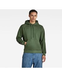 G-Star RAW Synthetisch Premium Core Hooded Sweater in het Zwart voor heren gym en workout voor Hoodys Heren Kleding voor voor Kleding voor sport 