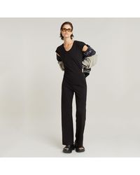 G-Star RAW - Riveted Flared Jumpsuit - Lyst