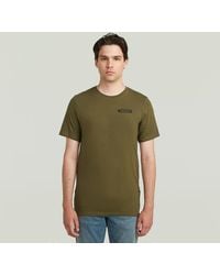 G-Star - Old Skool Slim Tee - Lyst