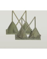 G-Star - Mesh Triangle Bralette Set Van 2 - Lyst
