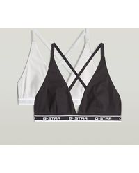 G-Star - Lot De 2 Bralettes Multiway Triangle - Lyst
