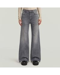 G-Star - Deck Ultra High Wide Leg Jeans - Lyst