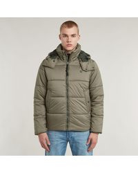 G-Star - G-Whistler Padded Hooded Jacket - Lyst