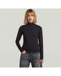 G-Star - T-Shirt Mock Slim - Lyst