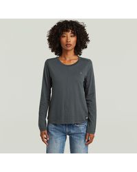G-Star - Front Seam T-Shirt - Lyst