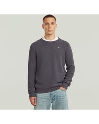 G-Star - Pull Garment Dyed Structure - Lyst