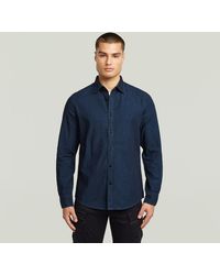 G-Star - Clean Slim Overhemd - Lyst
