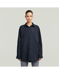 G-Star - Oversized Long Overhemd - Lyst