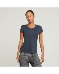 G-Star - Overdyed Eyben Slim V-Neck Top 2.0 - Lyst