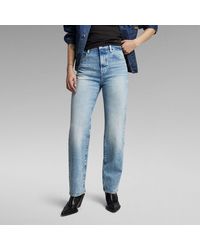 G-Star RAW - Viktoria High Straight Jeans - Lyst