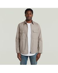 G-Star - Zip Regular Overshirt - Lyst