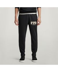 G-Star - Oblique Logo Sweat Pants - Lyst