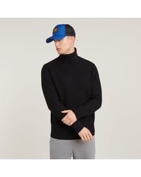 G-Star RAW - Essential Turtle Knitted Pullover - Lyst