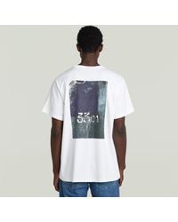 G-Star - Back Photo Print Loose T-Shirt - Lyst
