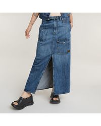 G-Star RAW - Jupe Belted Cargo Long - Lyst