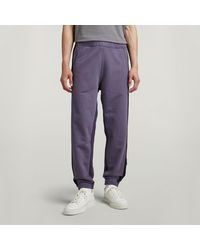G-Star - Tape Color Block Tapered Sweat Pants - Lyst
