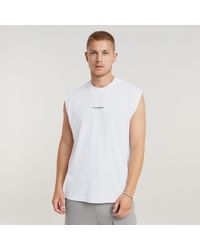 G-Star RAW - Boxy Sleeveless T-Shirt - Lyst
