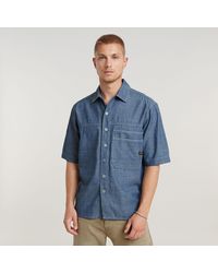 G-Star RAW - Double Pocket Relaxed Shirt - Lyst