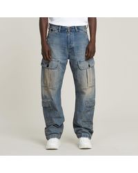 G-Star - Bend Cargo Loose Jeans - Lyst