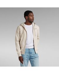 G-Star RAW - Back Graphic Zip Through Hooded Sweatshirt - Lyst