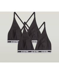 G-Star - Lot De 2 Bralettes Multiway Triangle - Lyst