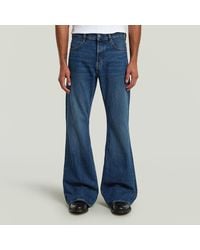 G-Star - Triple A Ripped Flare Jeans - Lyst