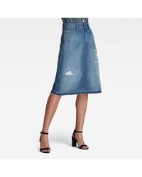 Jupes G-Star RAW pour femme | Réductions en ligne jusqu'à 55 % | Lyst