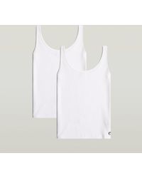 G-Star - Lot De 2 Débardeurs Rib - Lyst