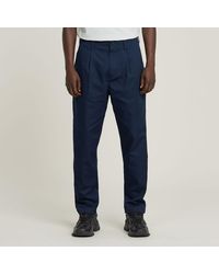 G-Star - Pleated Chino Relaxed Tapered - Lyst
