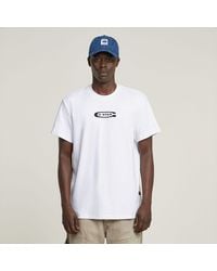 G-Star - Old Skool Logo T-Shirt - Lyst