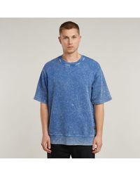 G-Star - Acid Wash Loose Sweater - Lyst