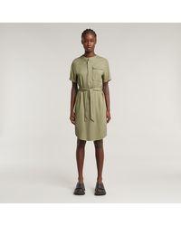 G-Star - Belted Kleid - Lyst