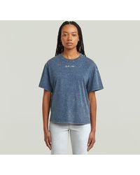 G-Star - T-Shirt Washed G-Script - Lyst