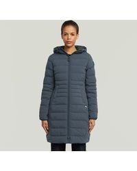 G-Star - Foundation Padded Long Jacke - Lyst