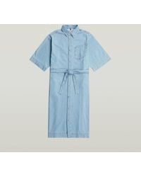 G-Star - Carter Denim Shirt Dress - Lyst