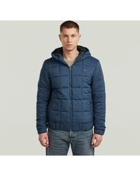 G-Star - Meefic Quilted Hooded Jack - Lyst
