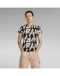 G-Star RAW - Top Calligraphy Allover - Lyst