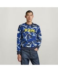 G-Star - Camo Raw Sweater - Lyst