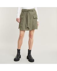 G-Star RAW - Jupe Cargo Belted - Lyst