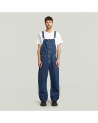 G-Star - Denim Dungaree 3D Loose - Lyst