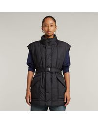 G-Star - Veste Sans Manches Belted Padded - Lyst