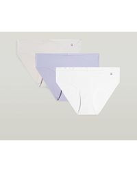 G-Star - Hipster No Vpl Brief 3-Pack - Lyst