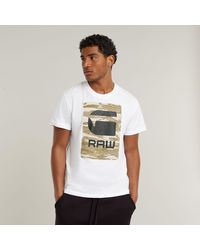 G-Star RAW - T-Shirt Camo Box Graphic - Lyst