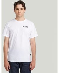 G-Star - Old Skool Slim Tee - Lyst