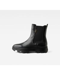 G-Star RAW - Noxer Chelsea Leather Stiefel - Lyst
